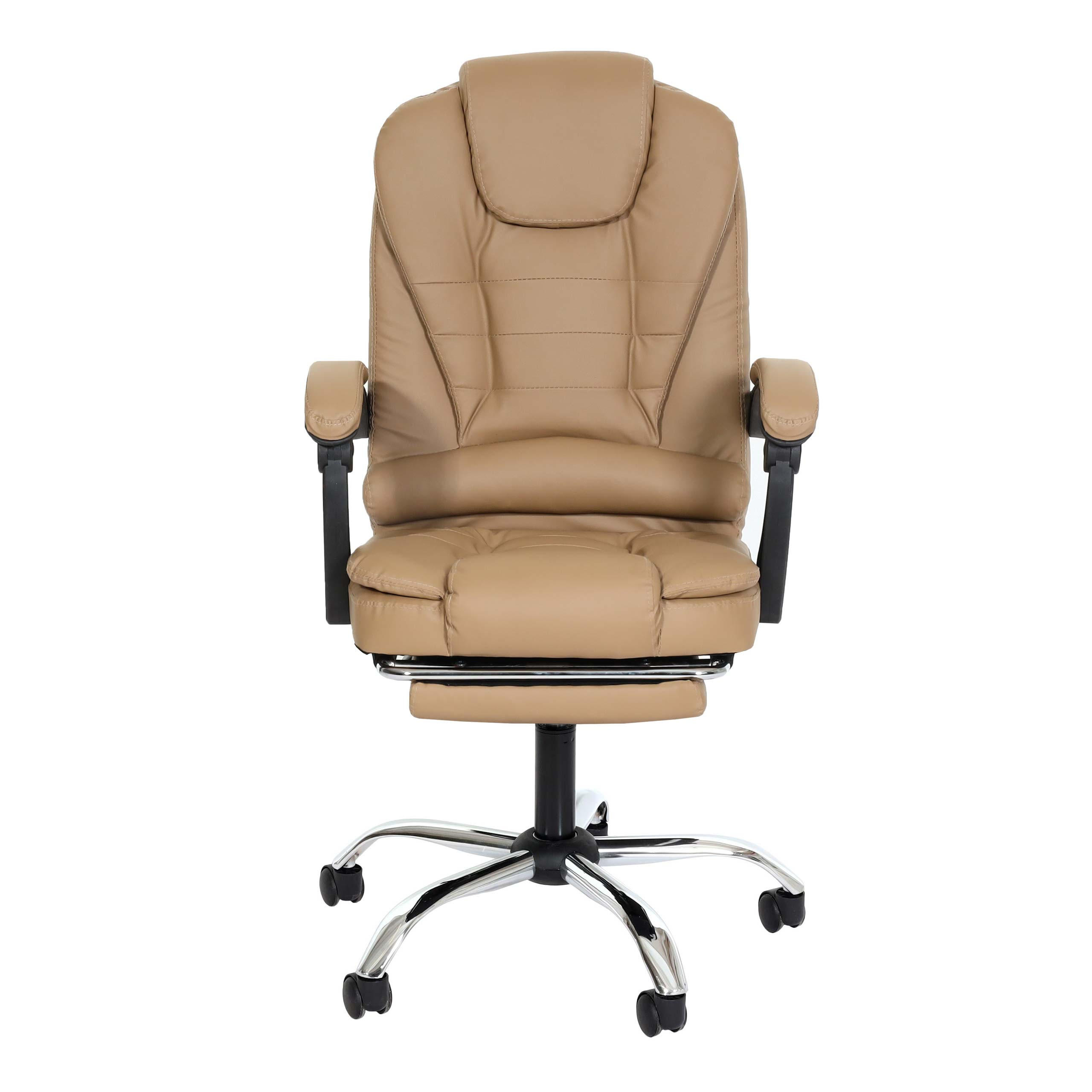 BÜROSTUHL taupe - Taupe, Textil (63/110/103cm) - MCW