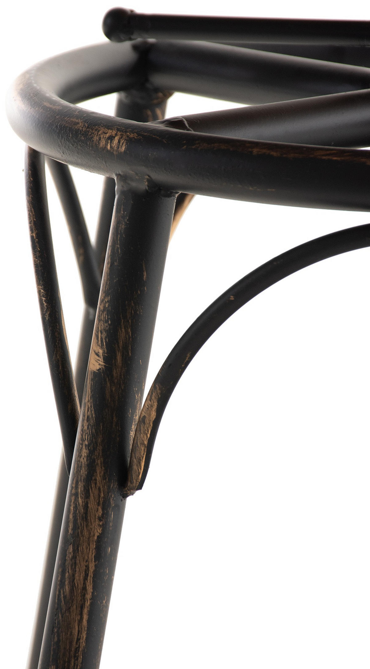 BARHOCKER Metall Bronze - Bronzefarben, Metall (42/70/42cm) - CLP