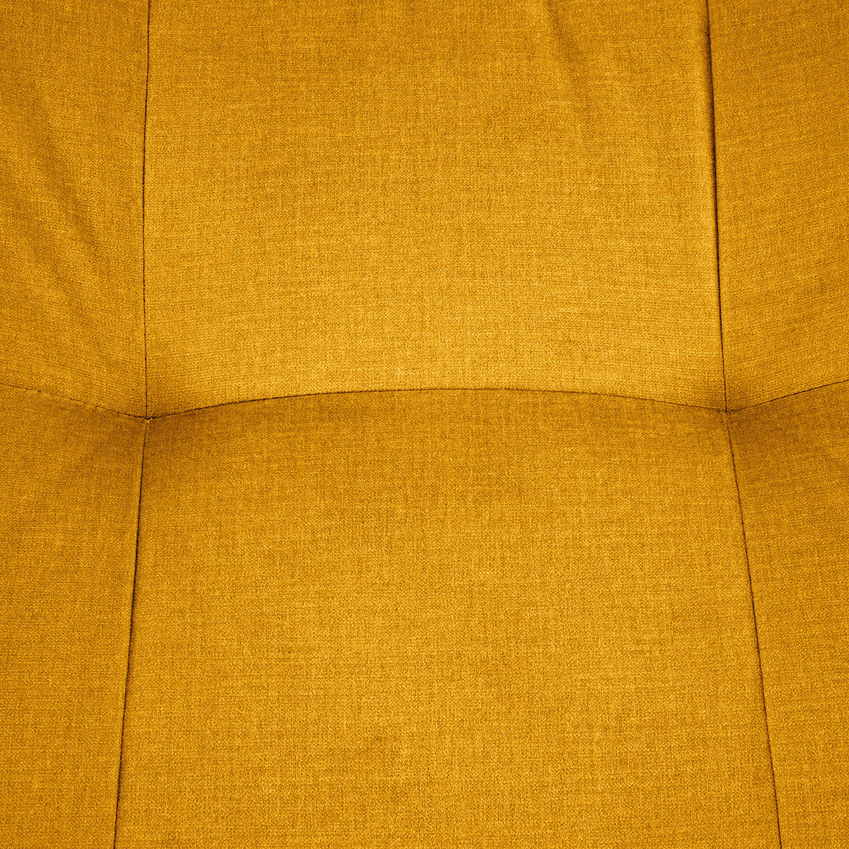 POLSTERHOCKER - Gelb/Schwarz, Textil/Metall (67/47/50cm) - home24