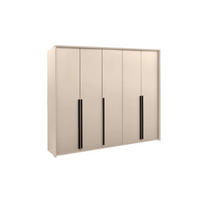 DREHTÜRENSCHRANK AZIR 255/217/65 cm 4-türig Beige - Beige, Holzwerkstoff (255/217/65cm) - MASSENO