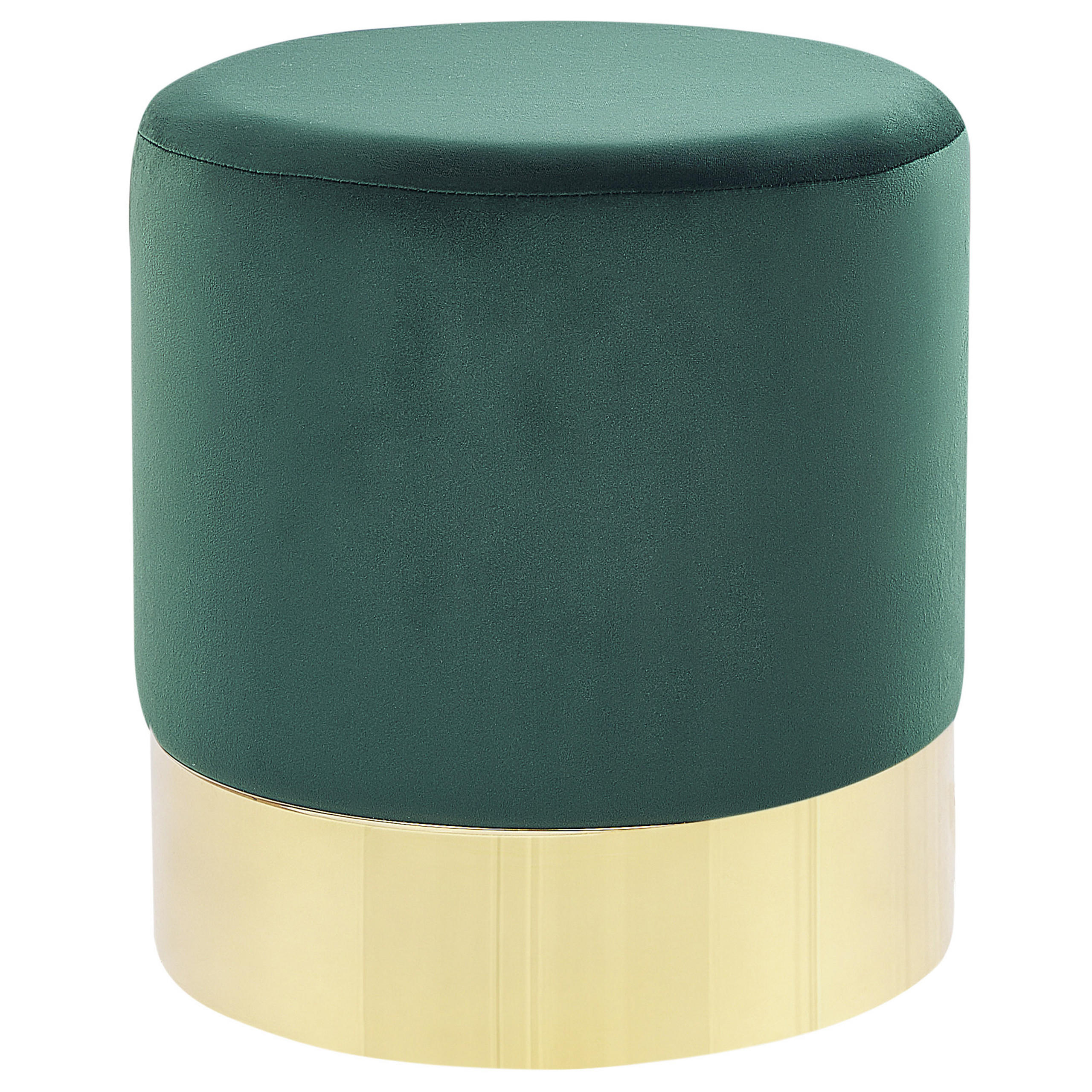 POUF Sophia 39/39/40 cm - Grün, Textil (39/40/39cm) - Beliani