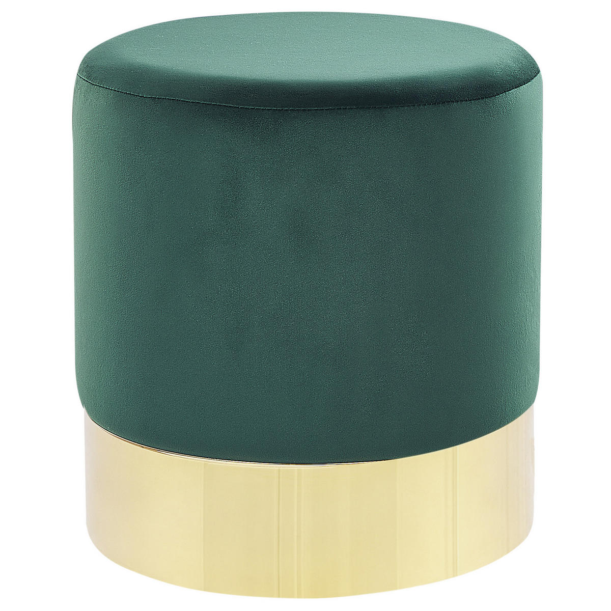 POUF Sophia 39/39/40 cm - Grün, Textil (39/40/39cm) - Beliani