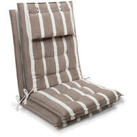 HOCHLEHNER Sun-HL 119x50x8cm Beige-Weiß-Gestreift (2tlg) - Beige, Textil (50/120cm) - Beautissu 