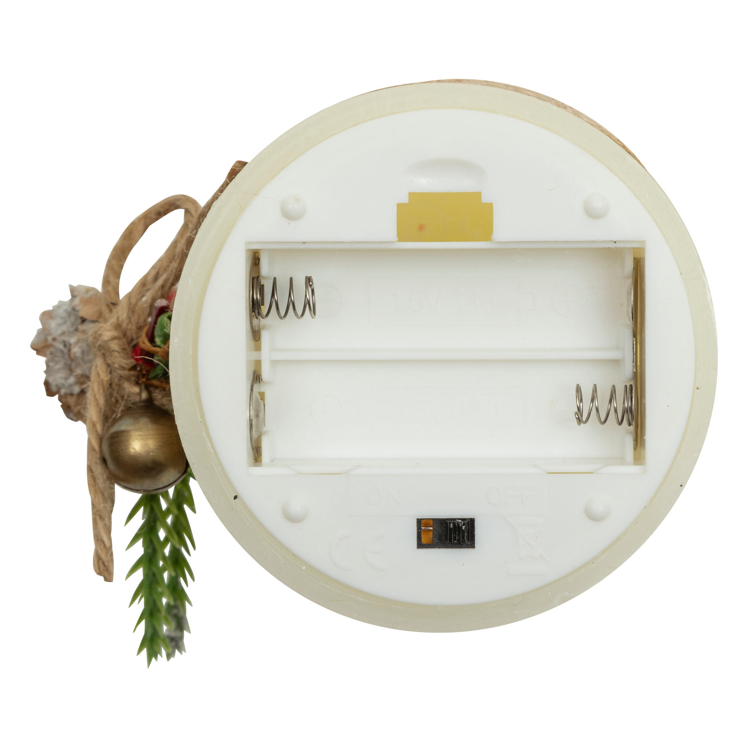 LED-PARAFFINKERZE Dekorativ 10 cm - Weiß, Kunststoff (7.5/12.5/7.5cm) - Atmosphera Createur d´interieur