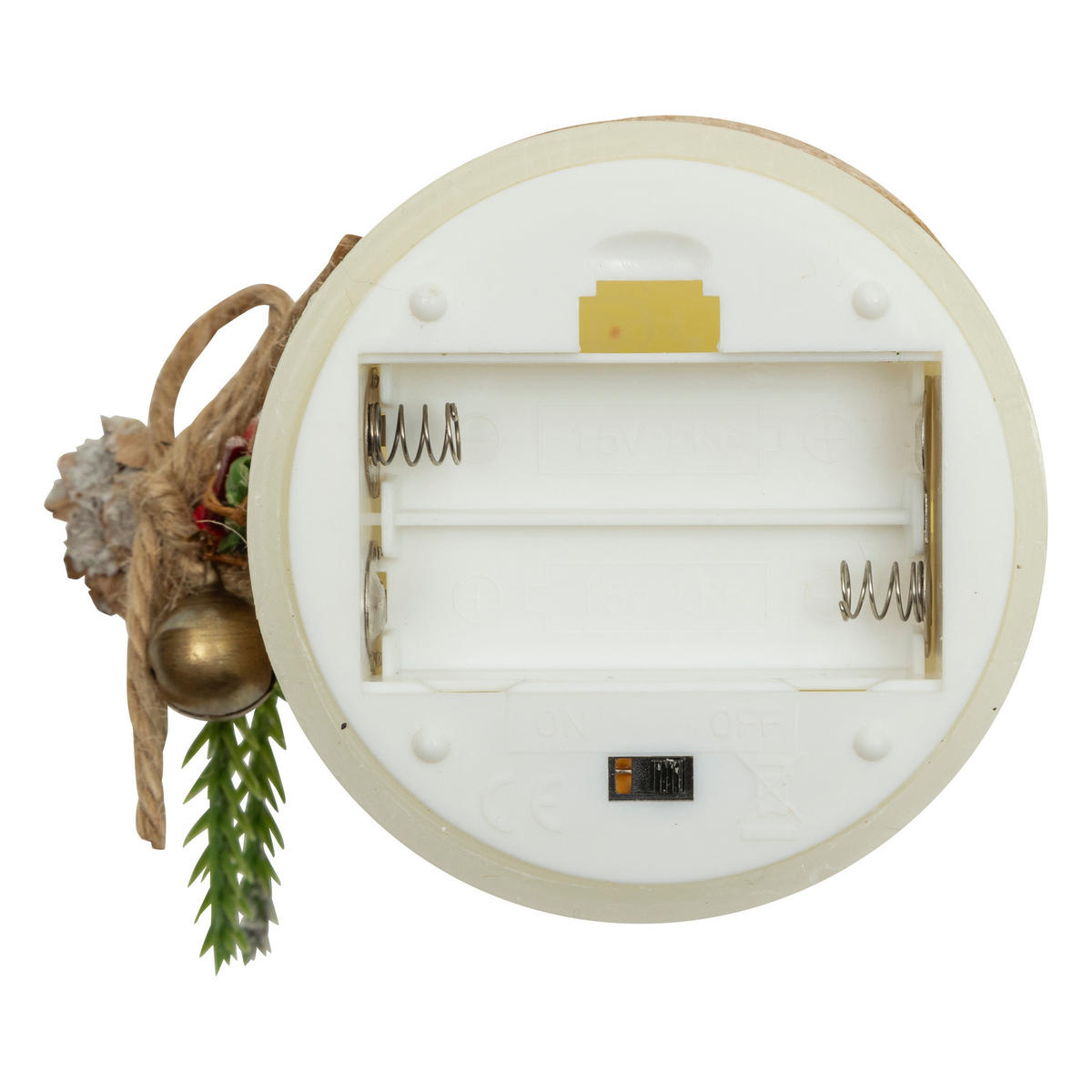 LED-PARAFFINKERZE Dekorativ 10 cm - Weiß, Kunststoff (7.5/12.5/7.5cm) - Atmosphera Createur d´interieur