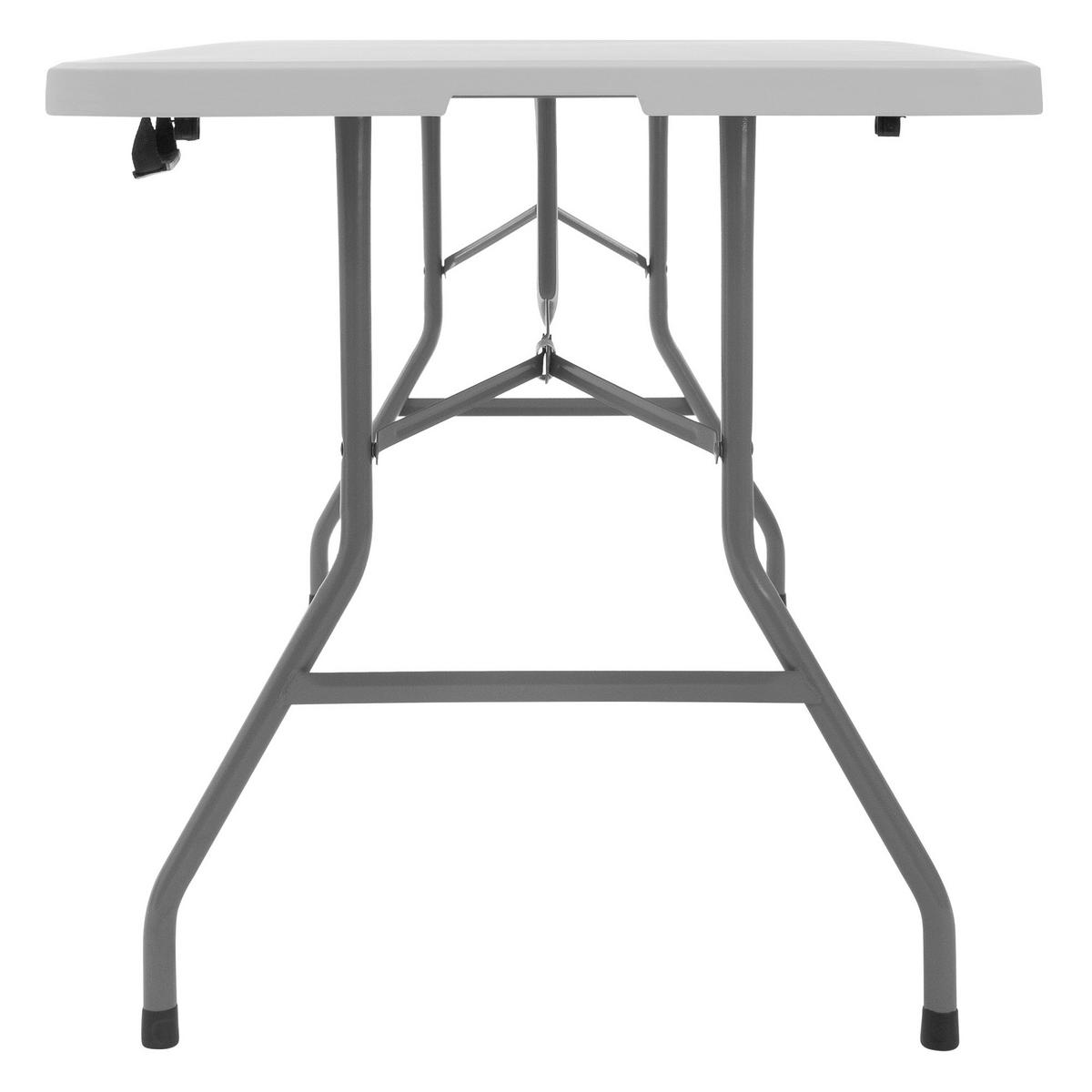 CAMPINGTISCH - Weiß, Kunststoff (180/74/74cm) - ML-DESIGN
