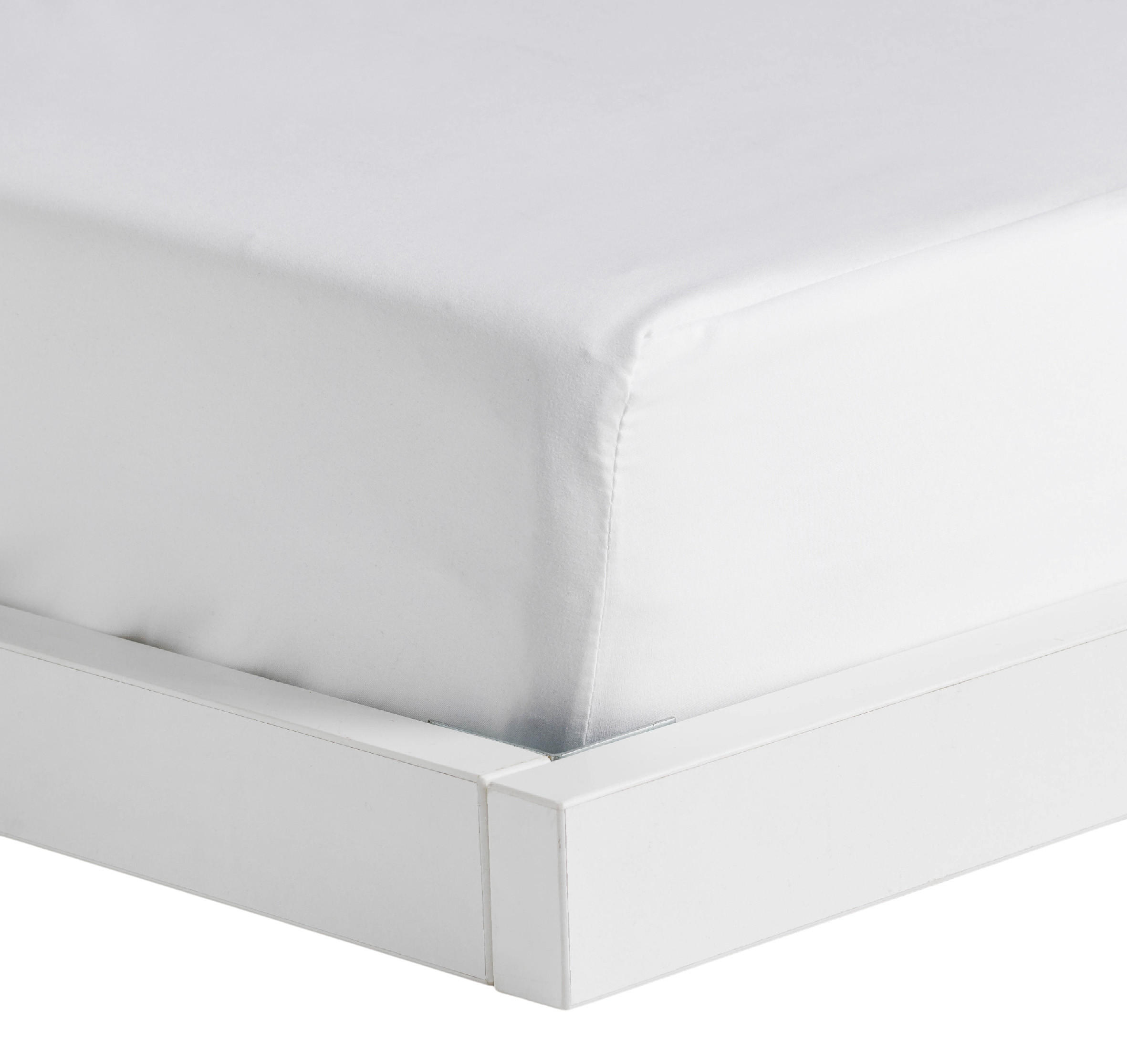 SPANNBETTTUCH Micros - Weiß, Textil (160/200cm) - home&you
