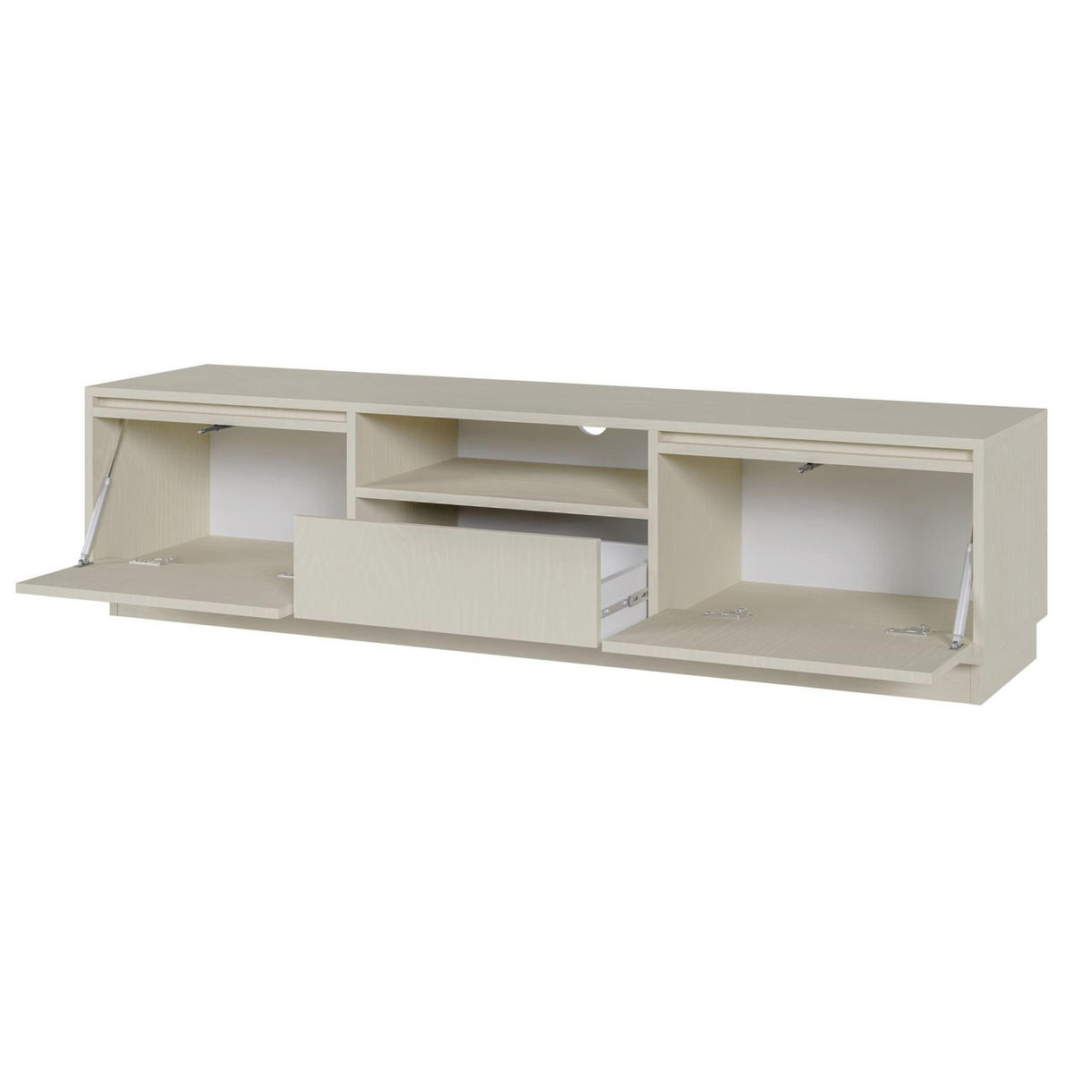 TV-LOWBOARD Evo Sandbeige 154/39/39 cm - Beige, Holzwerkstoff (154/39.4/39cm) - Selsey