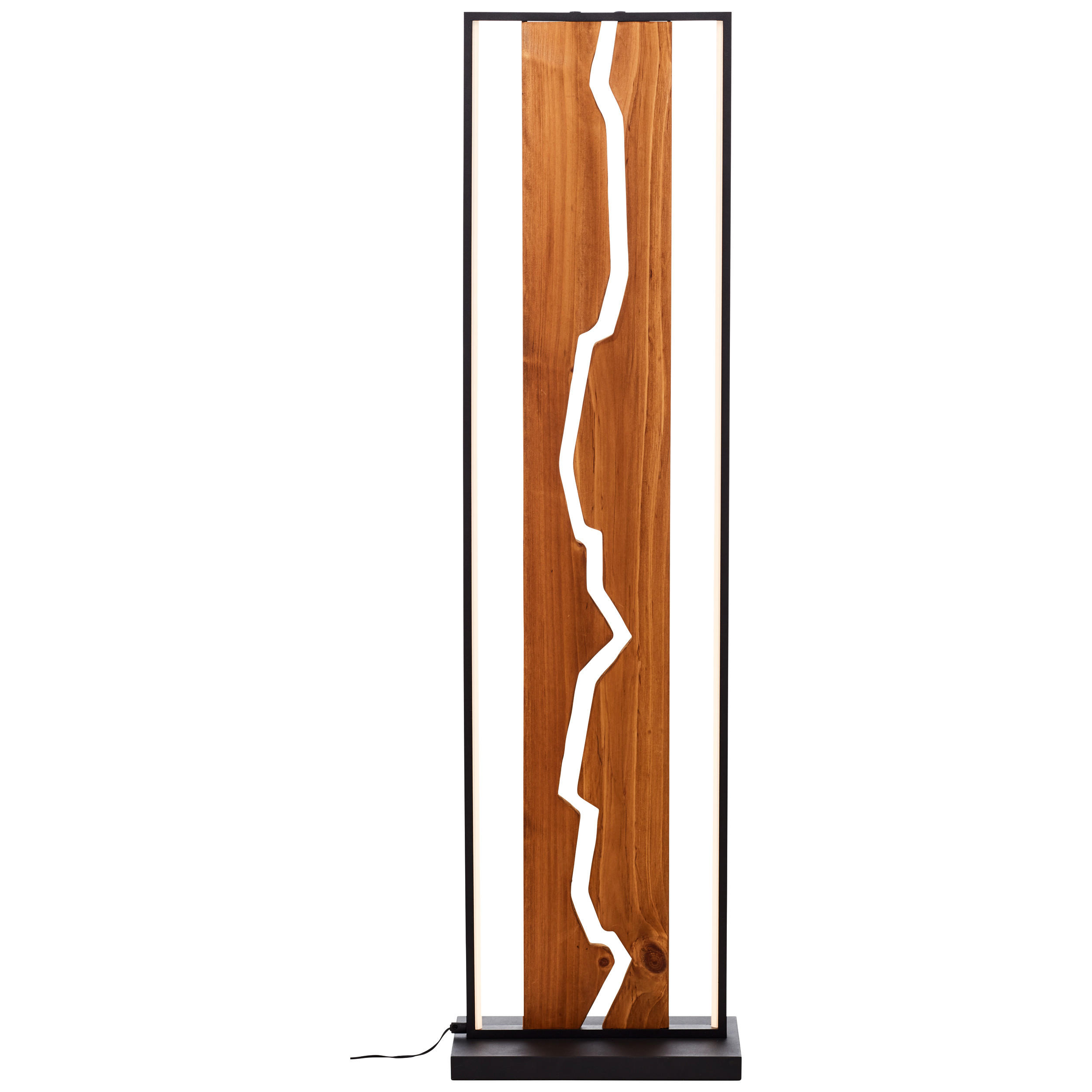 Brilliant Stehlampe Schwarz 33x120x15 cm