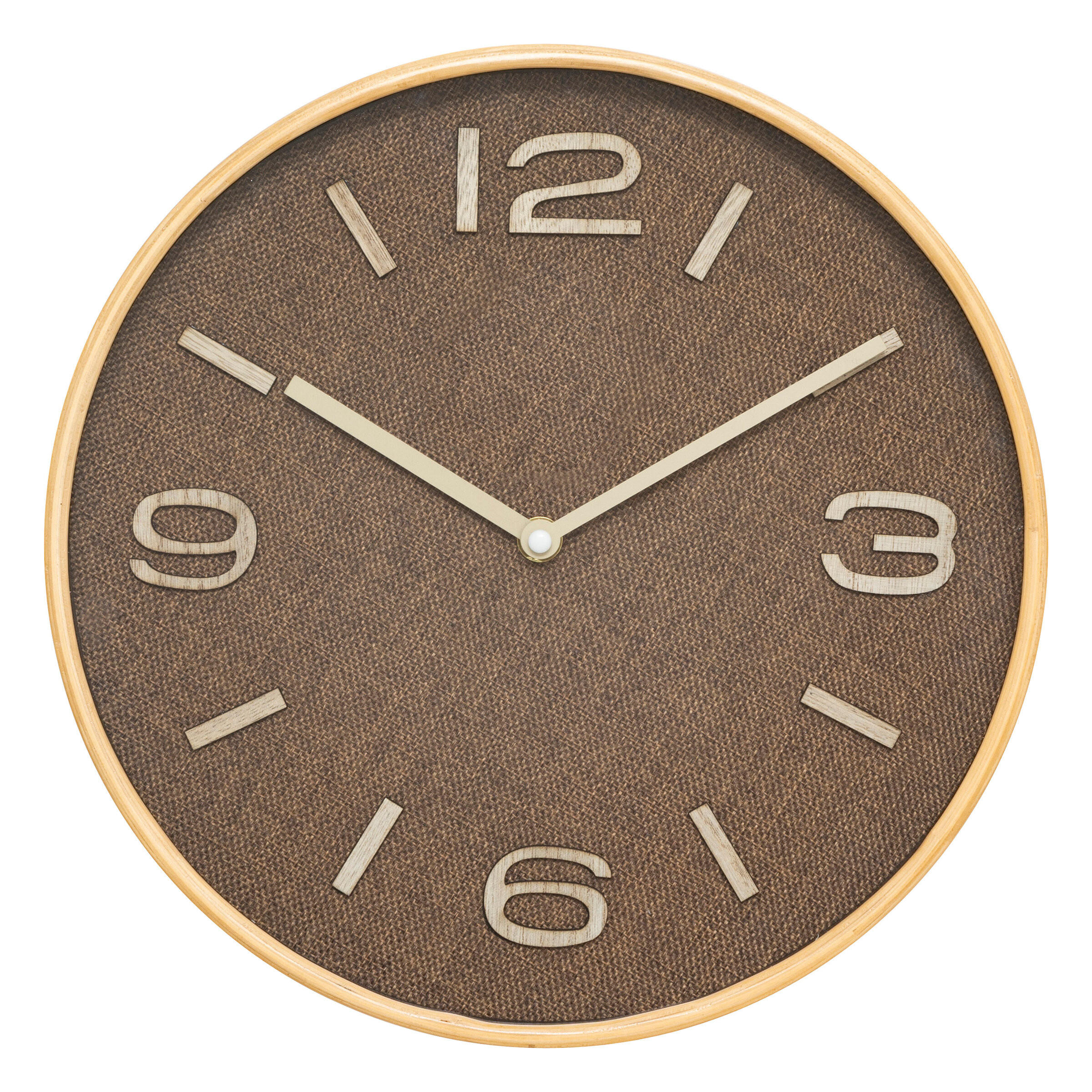 WANDUHR Ellis Ø 68 cm - Braun, Holzwerkstoff (4.5/30/30cm) - Atmosphera Createur d´interieur