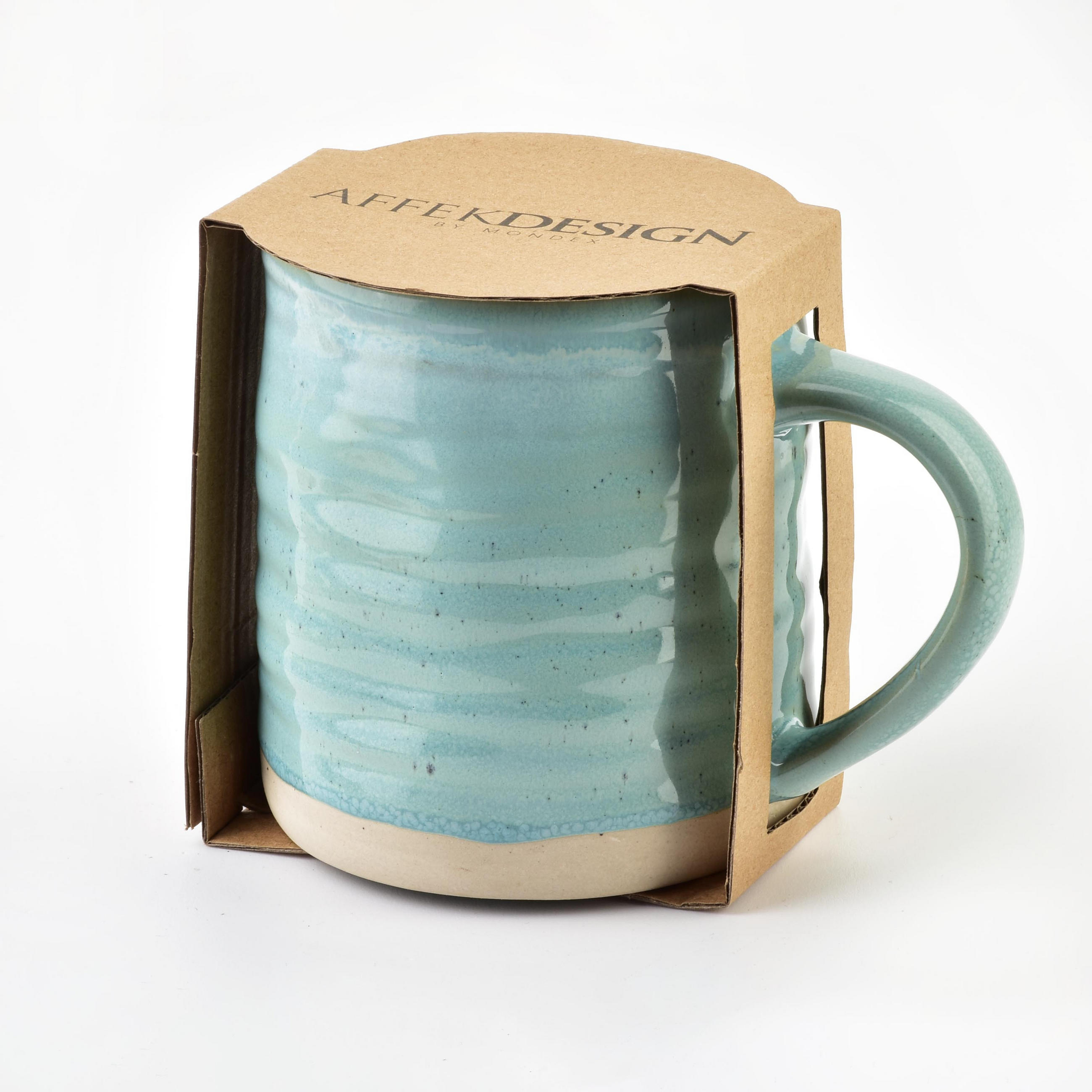 BECHER Lotta Mintgrün 9/13/10 cm Keramik - Mintgrün, Keramik (0.47L) - Mondex