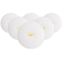 FRÜHSTÜCKSTELLER HELLO SUNSHINE With Love weiß-gelb ø 21,2 cm 6er Set - Gelb/Weiß, Keramik (21.2cm) - Villeroy & Boch
