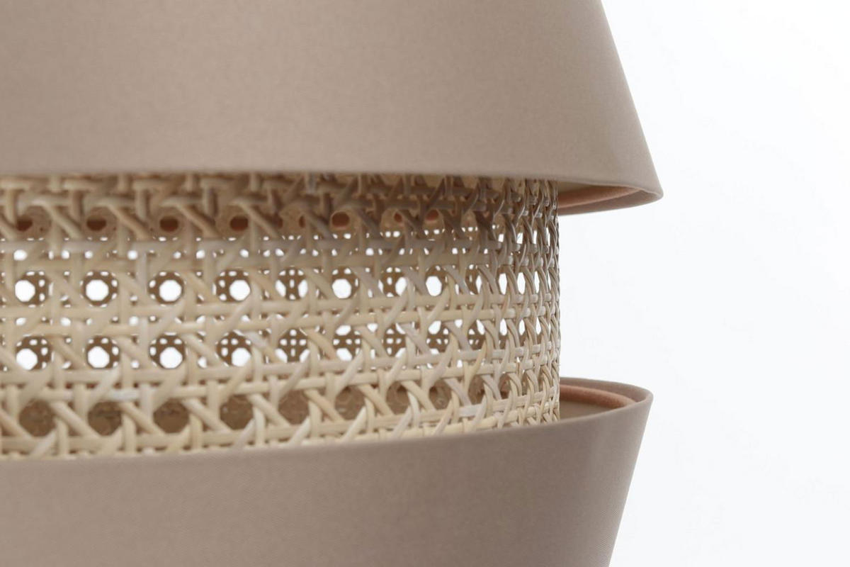 HÄNGELEUCHTE Beige 30/46 cm - Beige, Kunststoff (30/1.3/46cm) - ONZENO