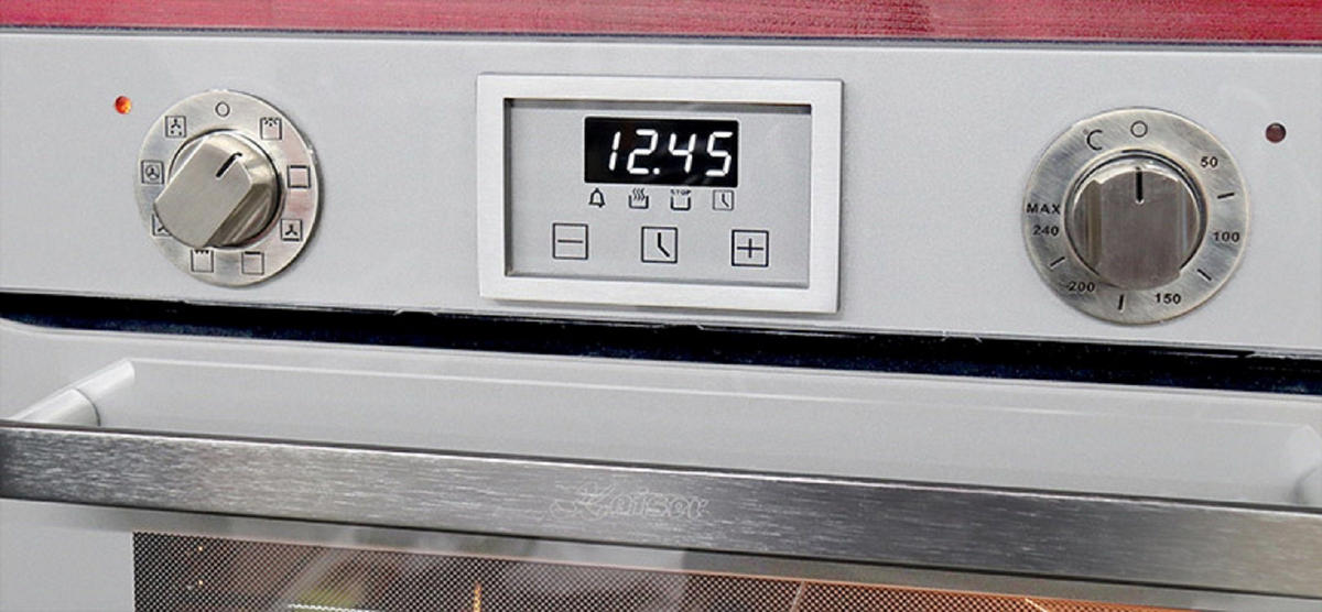 ELEKTRO-EINBAU-BACKOFEN 60 cm EH 6326 W+KCG 6380 W Gas-Kochfeld 60 cm - Weiß, Metall (59.4/59.4/54.3cm) - Kaiser Küchengeräte