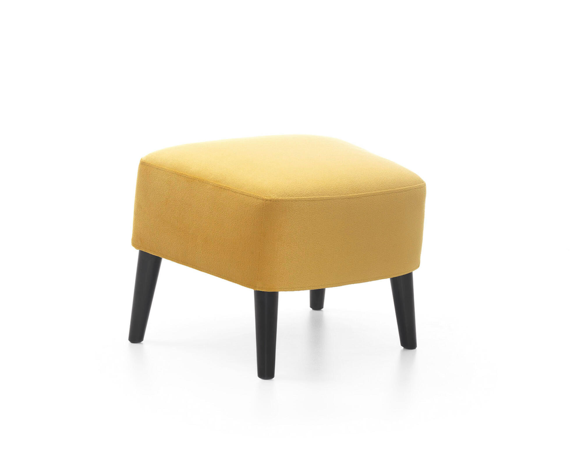 SITZPOUF NEXT Gelb 56x46x43 cm - Gelb, Textil (56/43/46cm) - FURNLUX