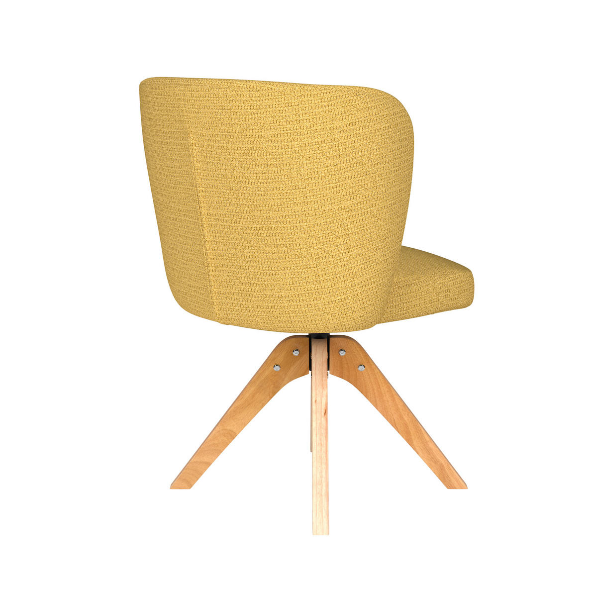 ESSZIMMERSTUHL Stan - Gelb - 57/53/82 cm - Gelb, Textil (53/82/57cm)