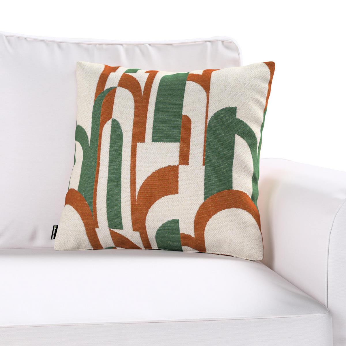 KISSENHÜLLE Cosy Home grün, 43x43 cm - Grün, Textil (43/43cm) - Dekoria