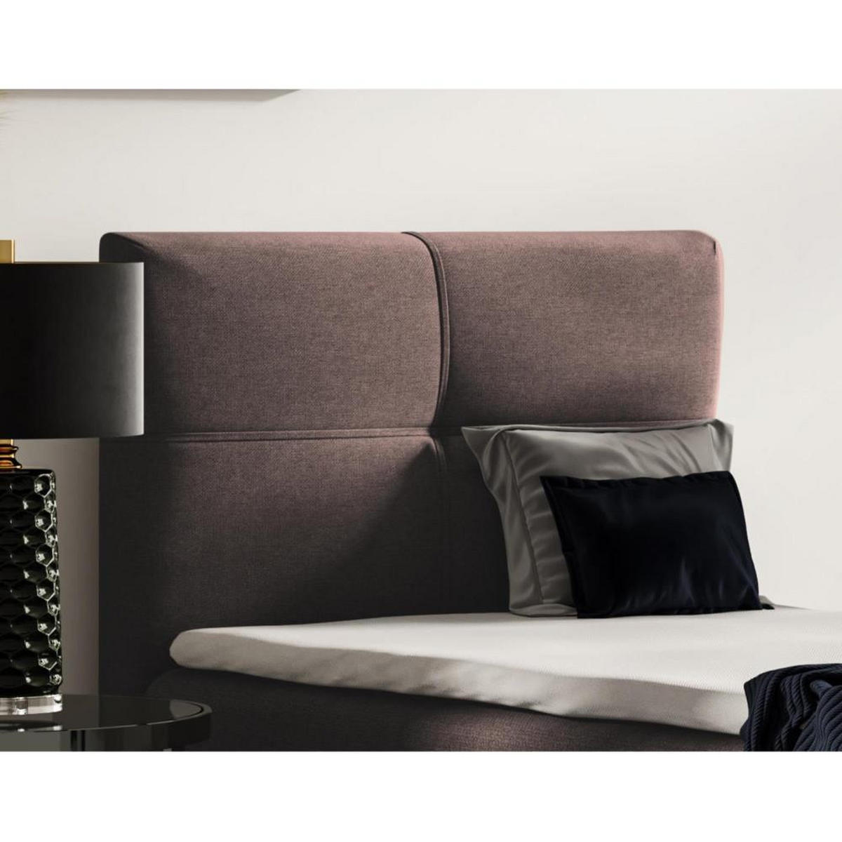 POLSTERBETT Helen Mini 93/206/106 braun - Braun, Holzwerkstoff/Textil (90/200cm) - Beautysofa