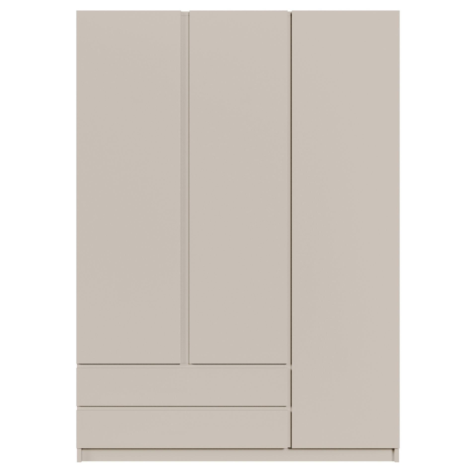 KLEIDERSCHRANK Bemmi Kaschmirgrau 150 cm - Taupe, Holzwerkstoff (150/210/50cm) - Selsey