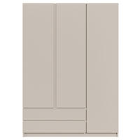 KLEIDERSCHRANK Bemmi Kaschmirgrau 150 cm - Taupe, Holzwerkstoff (150/210/50cm) - Selsey