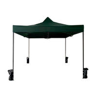 FALTPAVILLON Grün 300/300/310 cm - Grün, Metall (300/310/300cm) - Mobili Rebecca