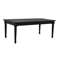 ESSTISCH 100x180/280 schwarz antik - Schwarz, Holzwerkstoff (100/180/75cm) - ebuy24
