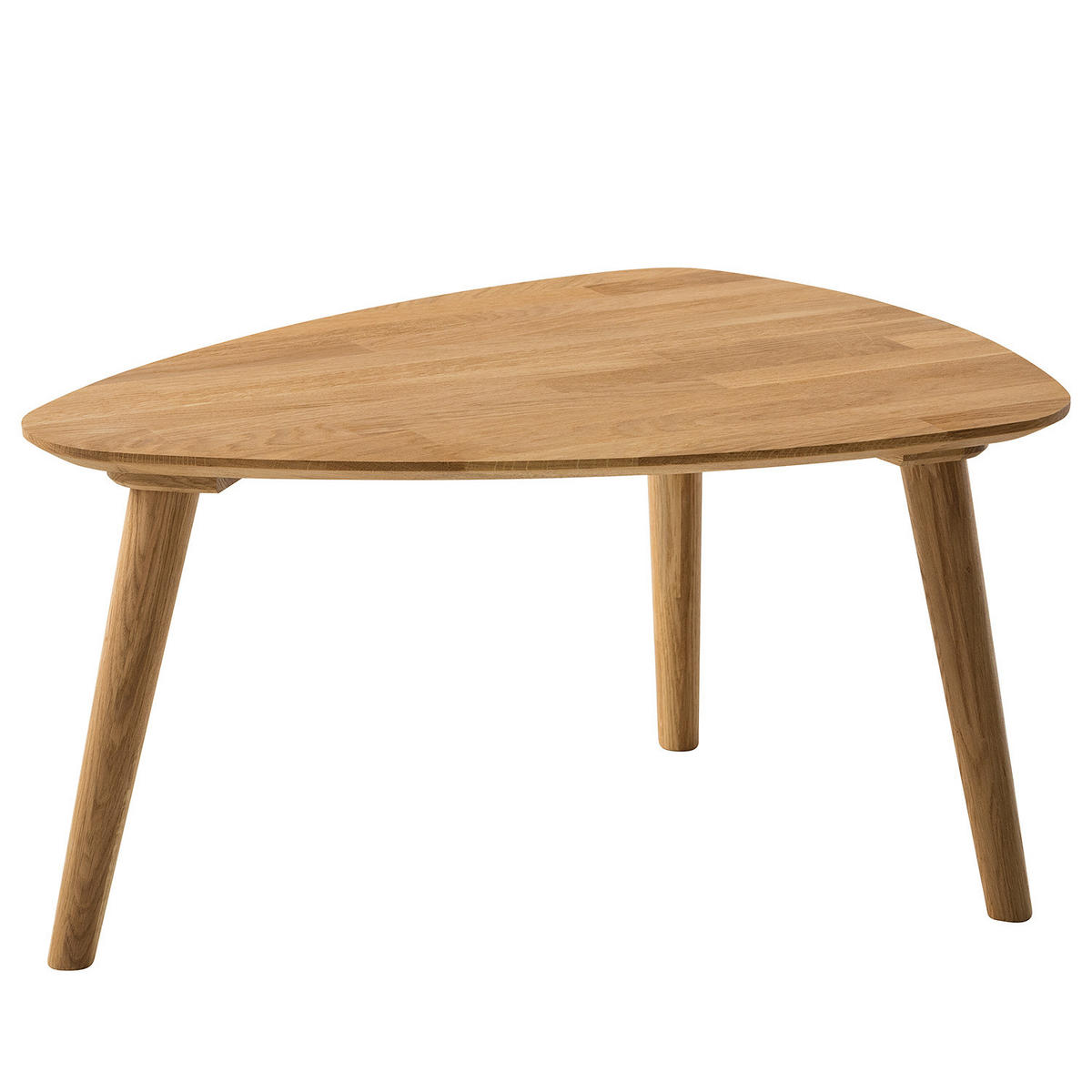 COUCHTISCH - Massivholz - Eichefarben/Braun, Holz (50/70/36cm) - home24