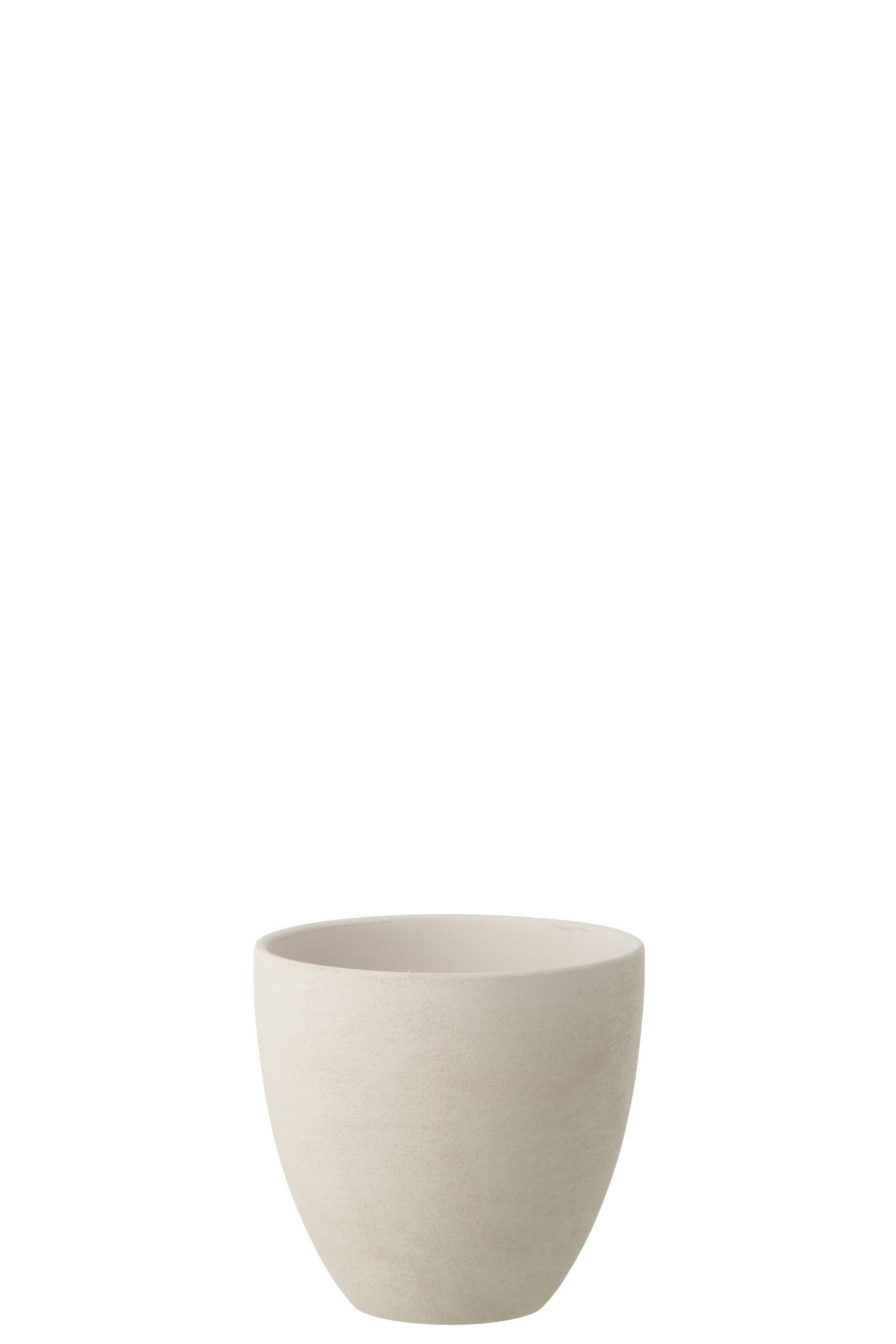 J-Line Blumentopf Weiß 19 cm