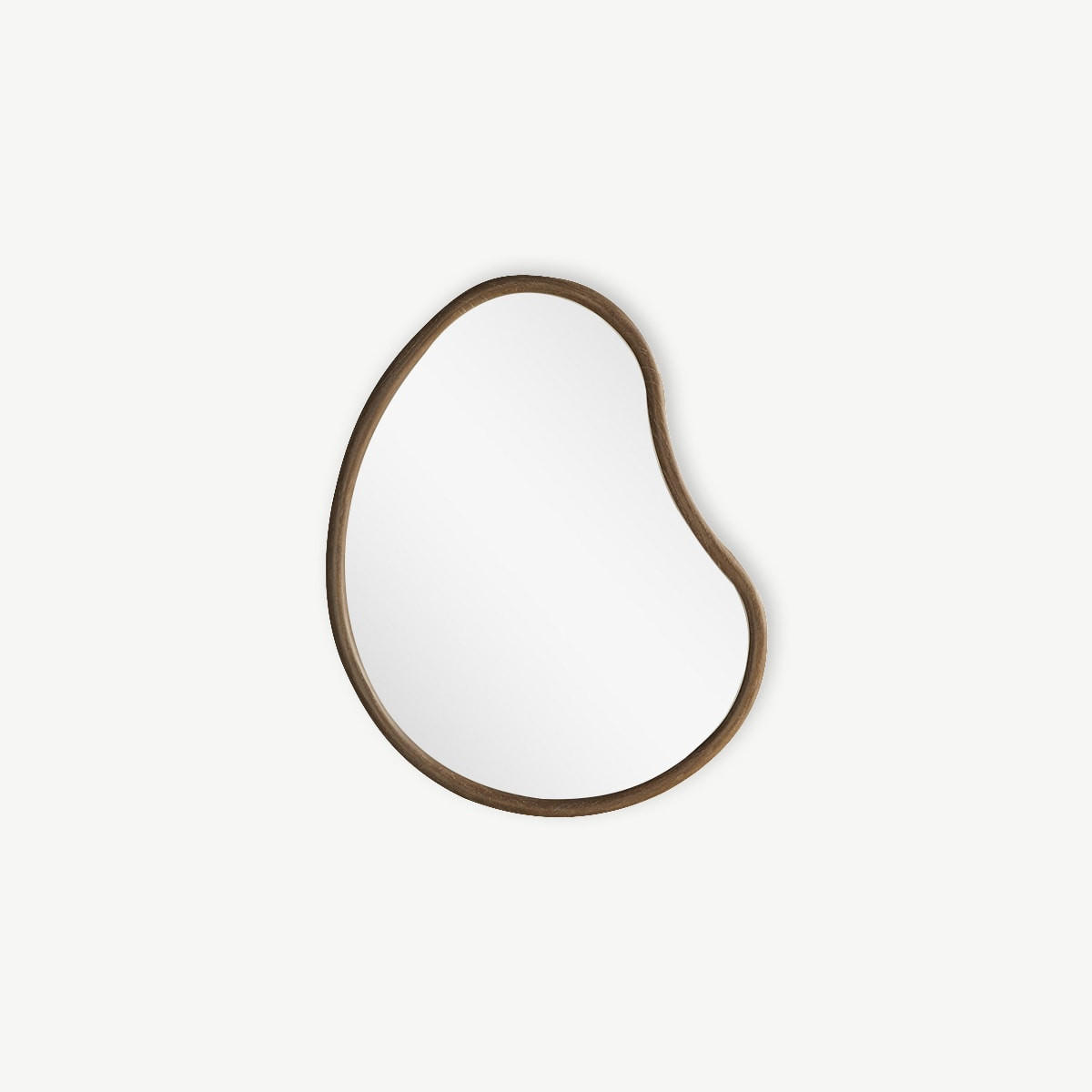 SPIEGEL Dim Braun aus Dunkles Mindiholz - Braun, Holz (65/85/3cm) - Tikamoon