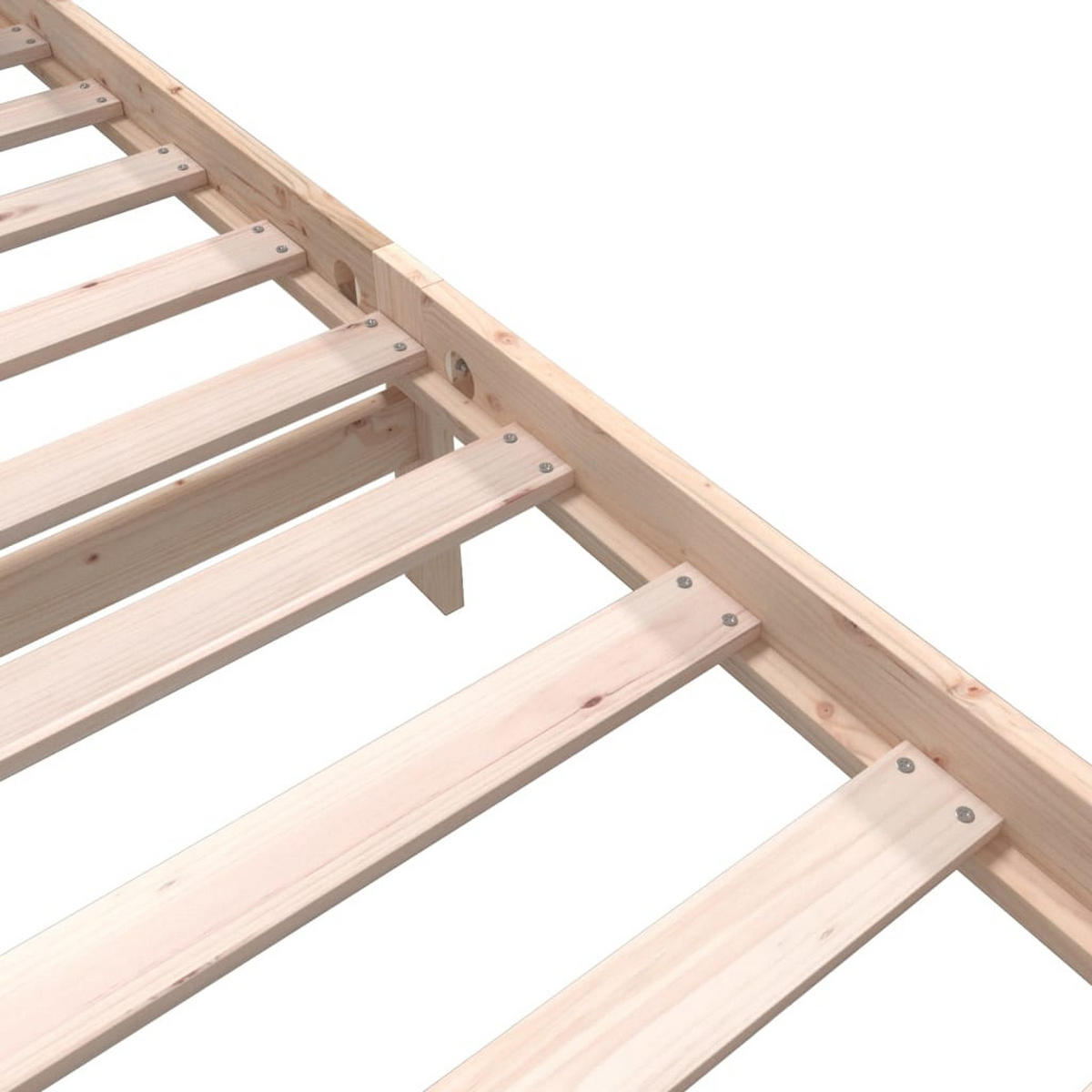 BETT Kimball 95.5/205.5 cm - Braun, Holz (90/200cm) - Nettlife
