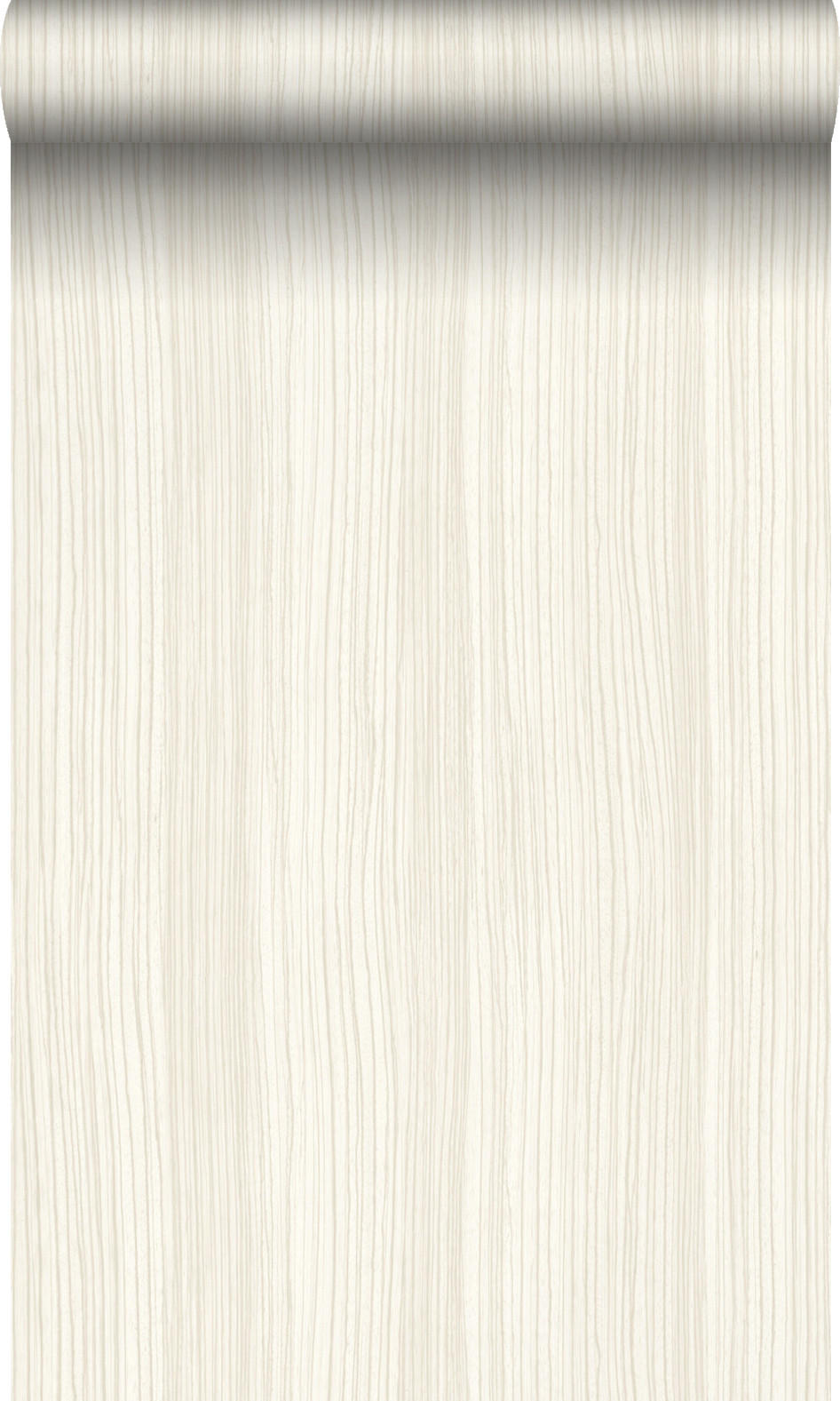 TAPETE Streifenmuster 53 cm x 10.05 m - Weiß, Papier (53/1000cm) - Origin Wallcoverings