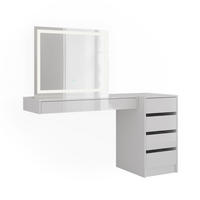 TOALETNÍ STOLEK Sherry Bílá - bílá, kompozitní dřevo (100/12/40.1cm) - Vicco