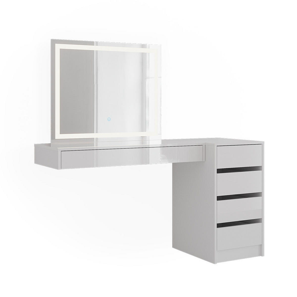 TOALETNÍ STOLEK Sherry Bílá - bílá, kompozitní dřevo (100/12/40.1cm) - Vicco