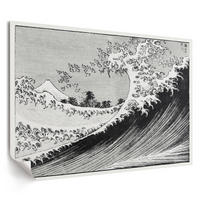 POSTER - 42x29 cm (A3) - Hokusai - Hundert Ansichten des Fuji - Schwarz, Textil (42/29.7/0.1cm) - TULUP