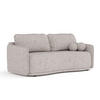 SCHLAFSOFA Mitsis Hellbraun Webstoff - Hellbraun/Schwarz, Holz/Holzwerkstoff (231/93/106cm) - Maison de Reve