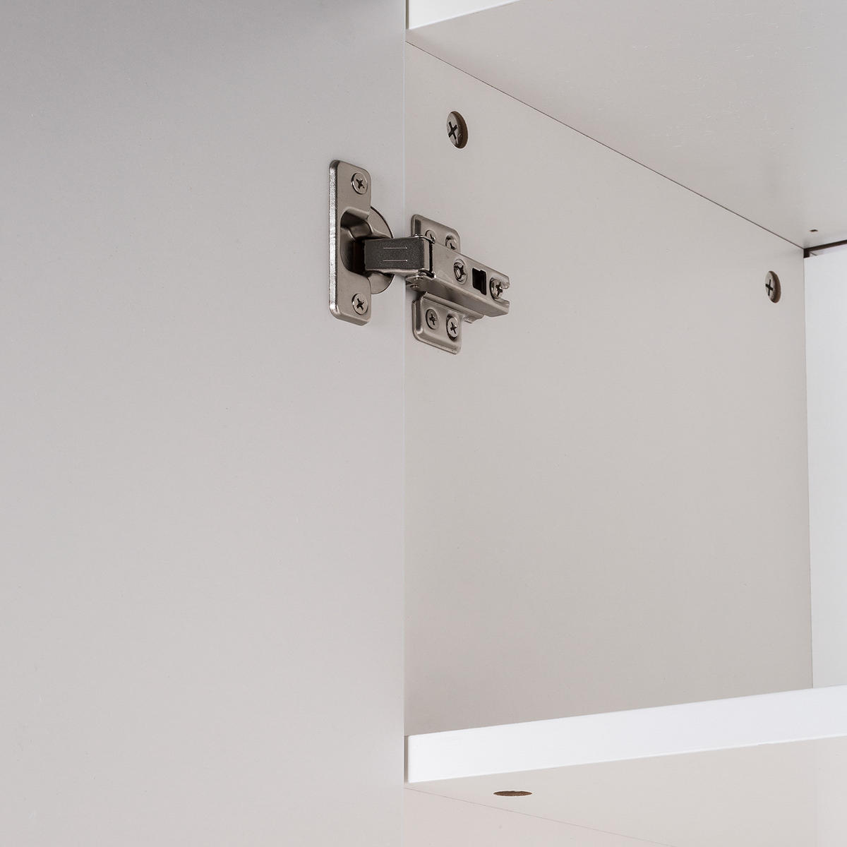 GARDEROBENSCHRANK - Eichefarben/Weiß, Holzwerkstoff (76/193/37cm) - home24