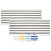 STRANDTUCH, 2er-Set, 70x180 cm, 100% Baumwolle, Grau - Graubraun, Textil (70/180cm) - Zollner