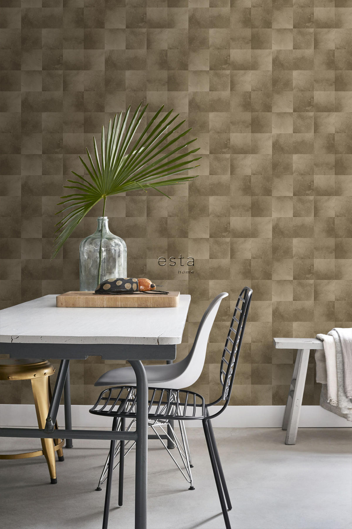 TAPETE Tierhautmuster 53 cm x 10.05 m - Beige, Papier (53/1000cm) - ESTAhome