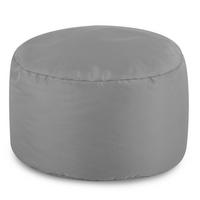 SITZPOUF Klassisch Rund - Grau, Kunststoff (38/20/38cm) - Veeva
