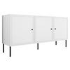 SIDEBOARD Palazzo Bis 150 3D - Schwarz/Weiß, Holzwerkstoff/Kunststoff (151/75/40cm) - MIRJAN24