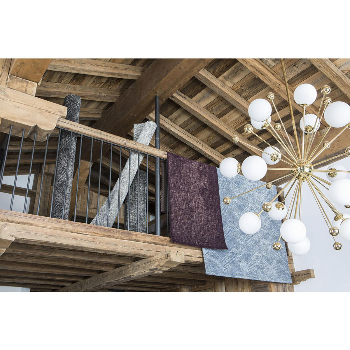 OUTDOOR-TEPPICH Catania 2 schwarz durchmesser 160 cm - Schwarz, Textil (160/160cm) - Vivaraise