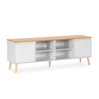 TV-ELEMENT Desi 2 türen Weiß - Weiß, Holzwerkstoff (160/55/40cm) - VS Venta-stock