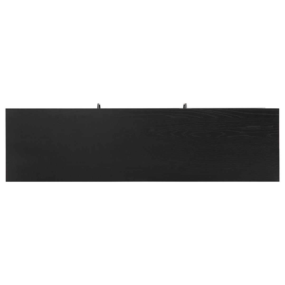 TV-LOWBOARD - Holzwerkstoff / Metall - Schwarz, Holzwerkstoff/Metall (150/55/40cm) - home24