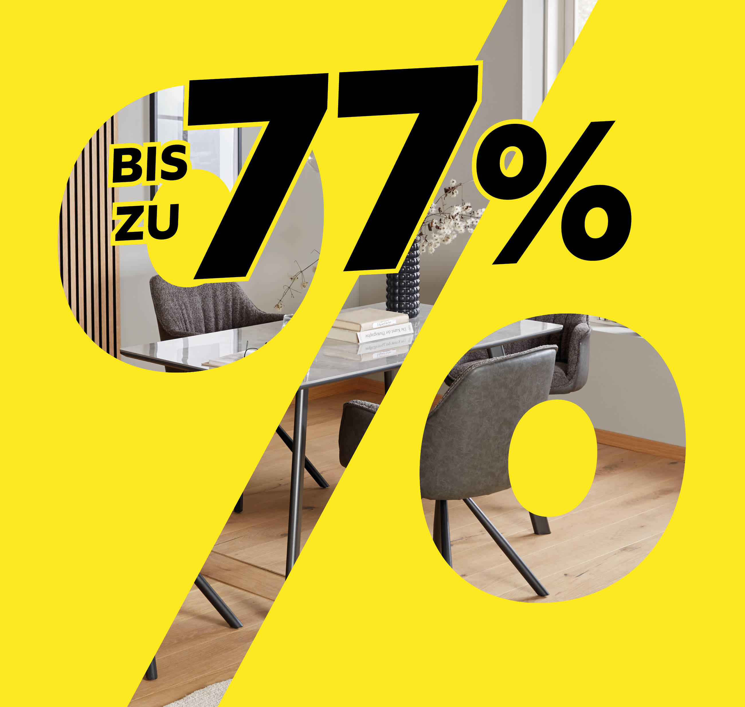 Bis zu 77%