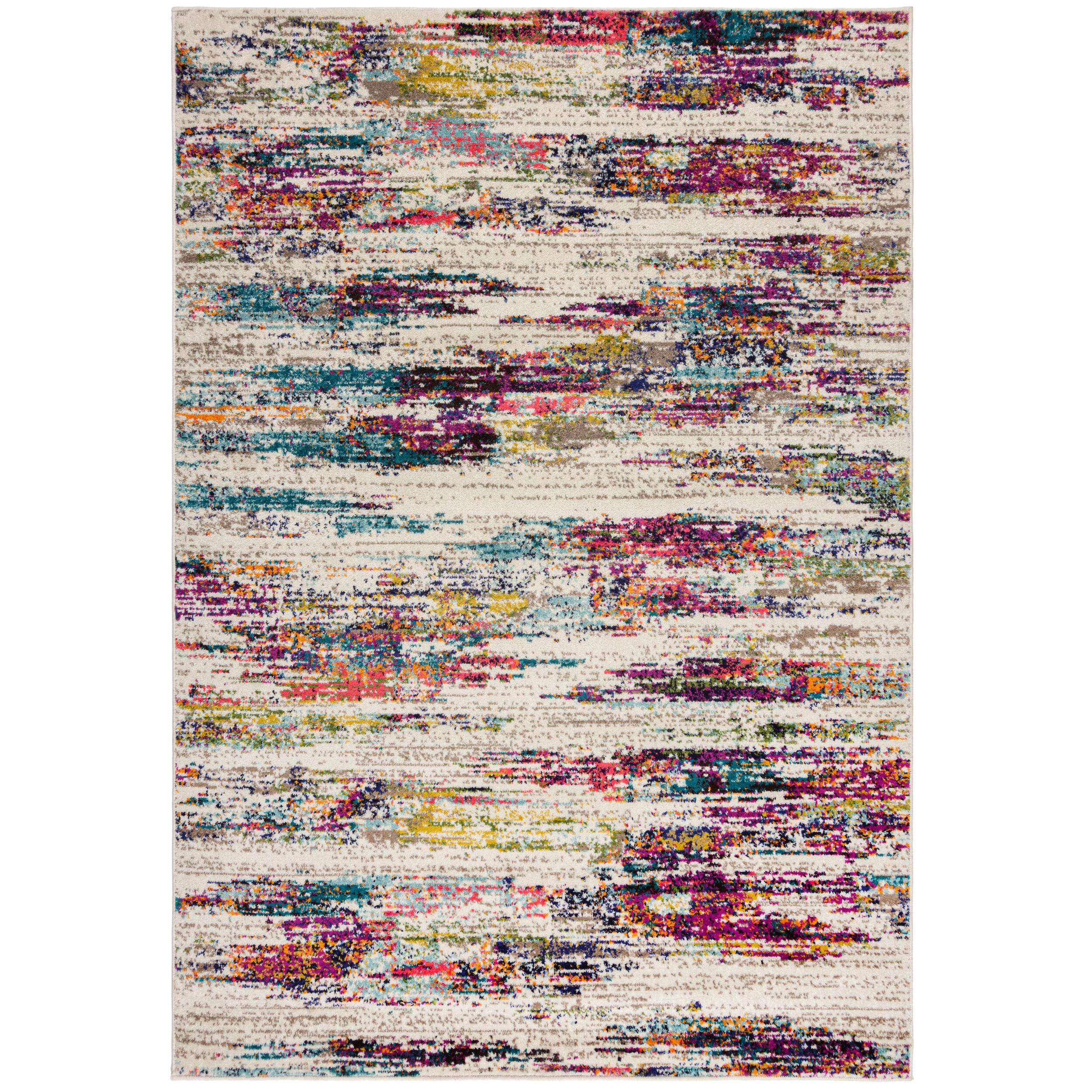 TEPPICH Kurzflor Abstrakt Modern, Wohnzimmer Multicolor Rechteckig 200x290 - Multicolor, Textil (200/290cm) - KADIMA DESIGN