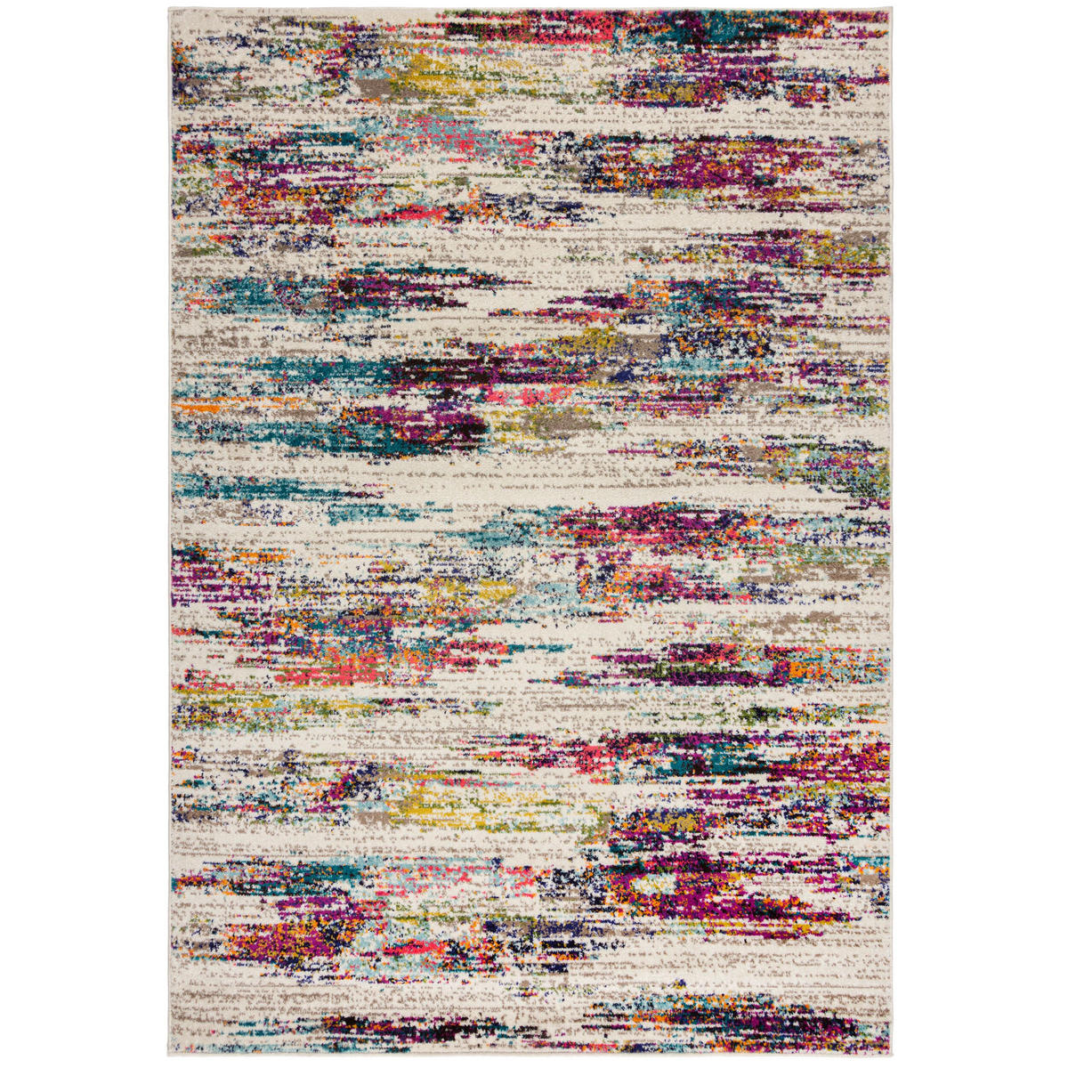 TEPPICH Kurzflor Abstrakt Modern, Wohnzimmer Multicolor Rechteckig 200x290 - Multicolor, Textil (200/290cm) - KADIMA DESIGN