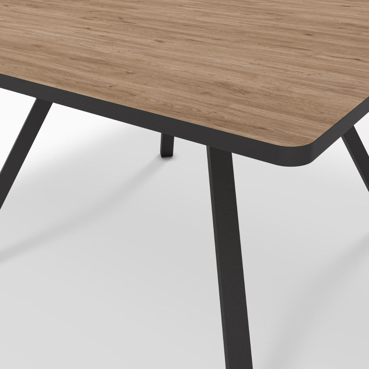 ESSTISCH Beni Braun 136/136/77 cm - Braun, Keramik (136/136/77cm) - Calicosy