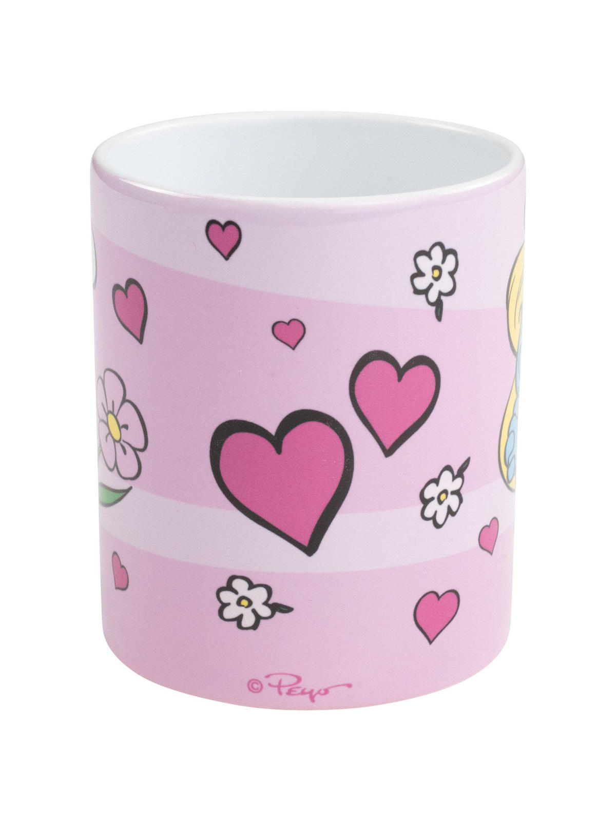 BECHER Die Schlümpfe Schlumpfine Rosa 320 ml - Rosa, Keramik (0.32L) - United Labels