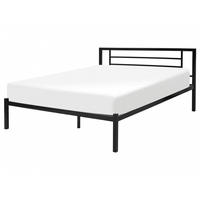 METALLBETT 140/200 cm Schwarz Cusset - Schwarz, Metall (140/200cm) - Beliani