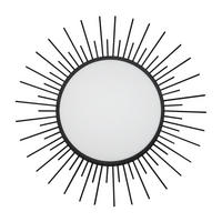 LED-DECKENLEUCHTE - Schwarz, Metall (60/60/10cm) - Lumicom